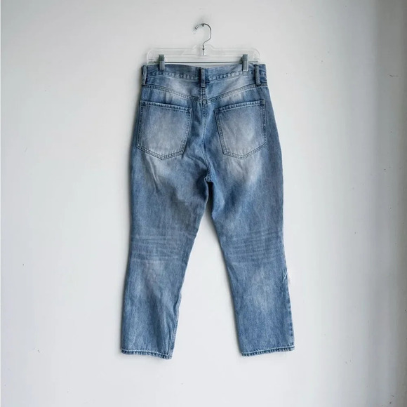 DEL RAY | High Rise Button Fly Cropped Jeans | 28 - Picture 3 of 5